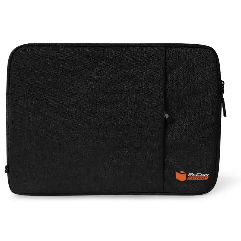 PcCom Essential Funda con Bolsillo Negra para Portátil 14"