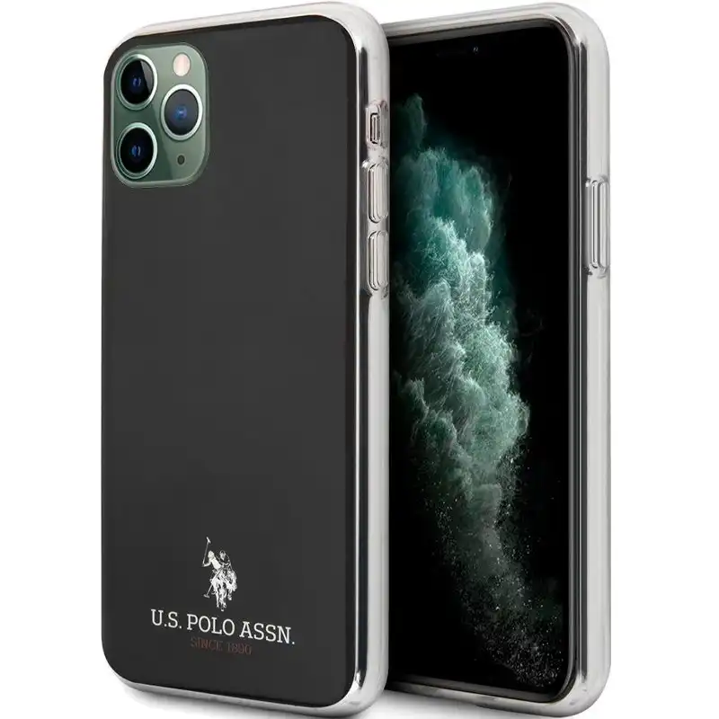 Cool Funda Licencia Polo Ralph Lauren Negro para iPhone 11 Pro Max