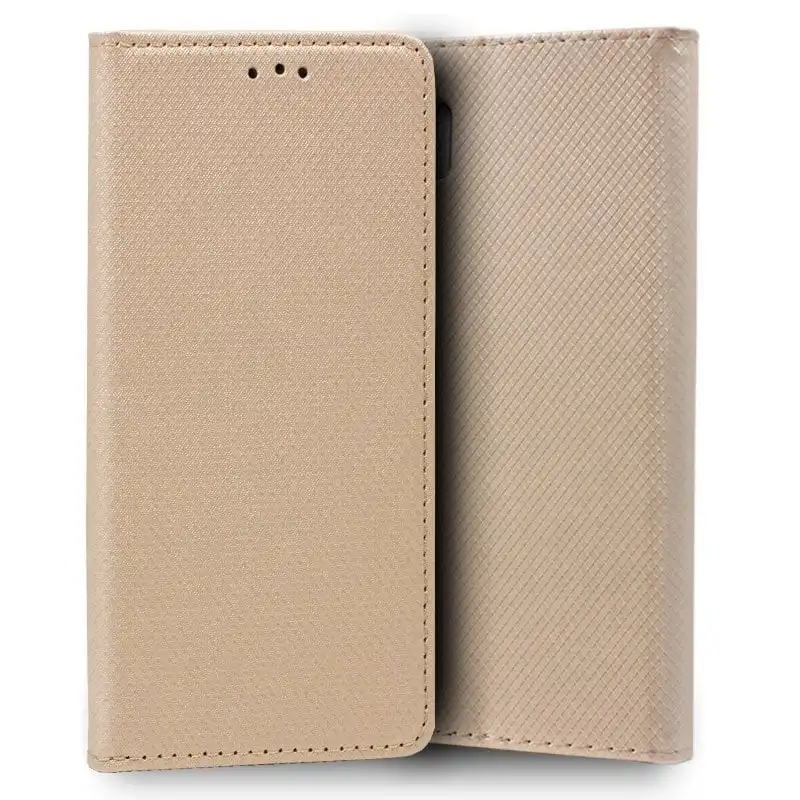 Cool Funda Flip Cover Liso Beige para Samsung Galaxy Note 10 Plus