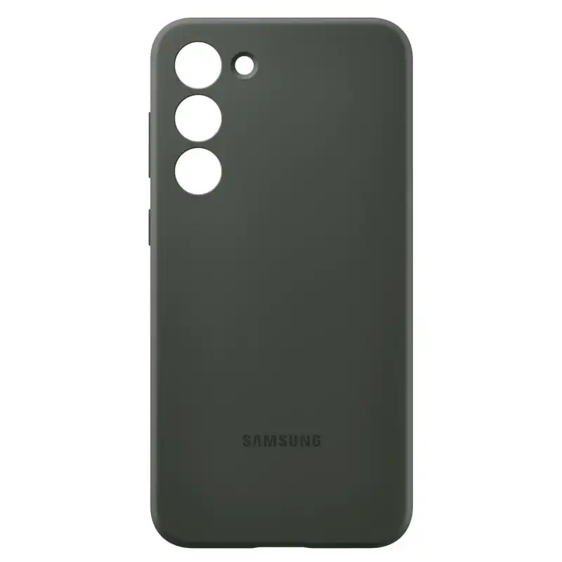 Samsung Silicone Case Funda de Silicona Verde para Galaxy S23 Plus