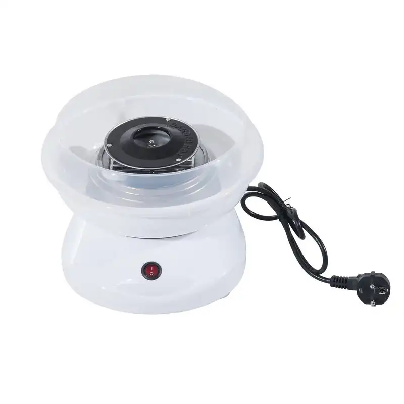 Homcom 800-016WT Máquina de Algodón de Azúcar Blanco