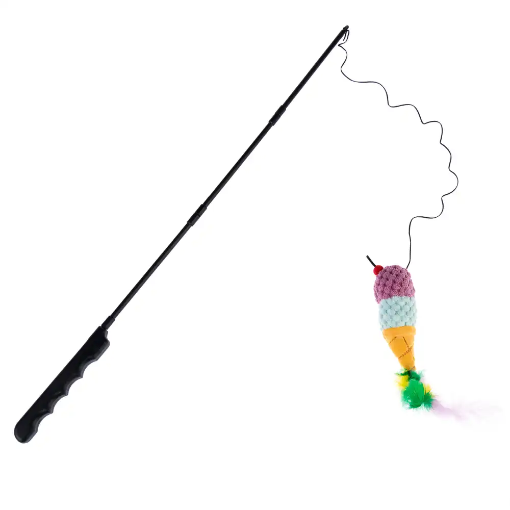 Caña desmontable Helado TIAKI juguete para gatos - 1 unidad