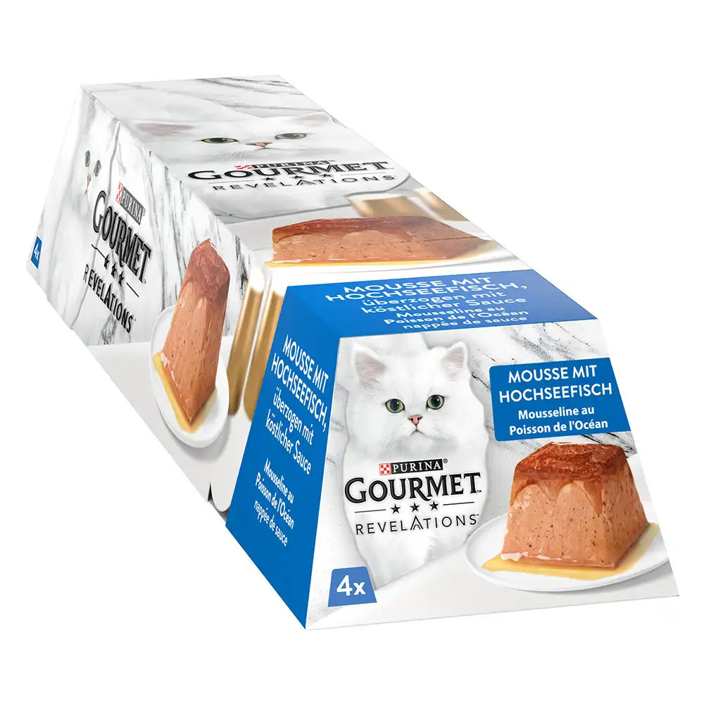 Gourmet Revelations Mousse 4 x 57 g - Pescado de mar