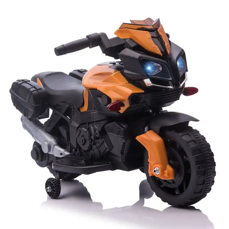 HomCom Moto Eléctrica 6V Naranja