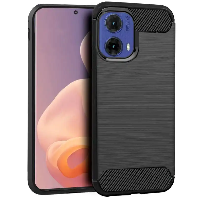 Cool Carcasa Carbon Negro para Motorola Moto G85 5G