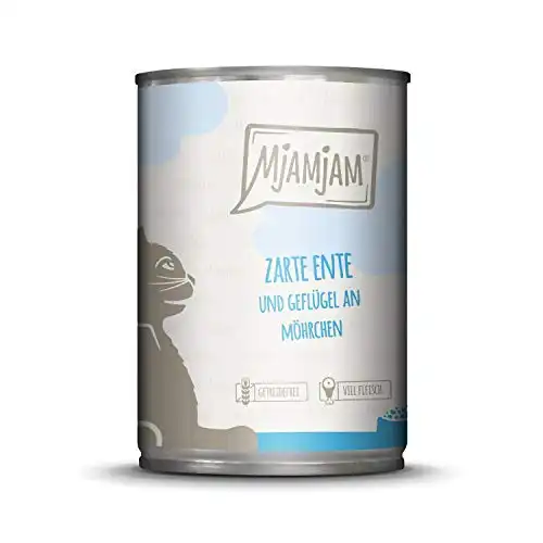 MjAMjAM comida húmeda para gatos 6 x 400 g - pato y ave