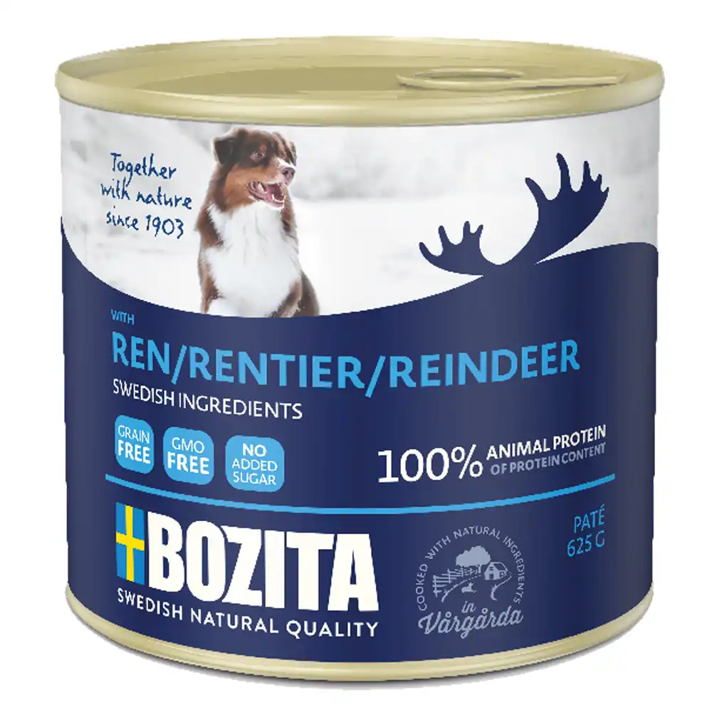 Bozita Paté lata 6 x 625 g - con reno