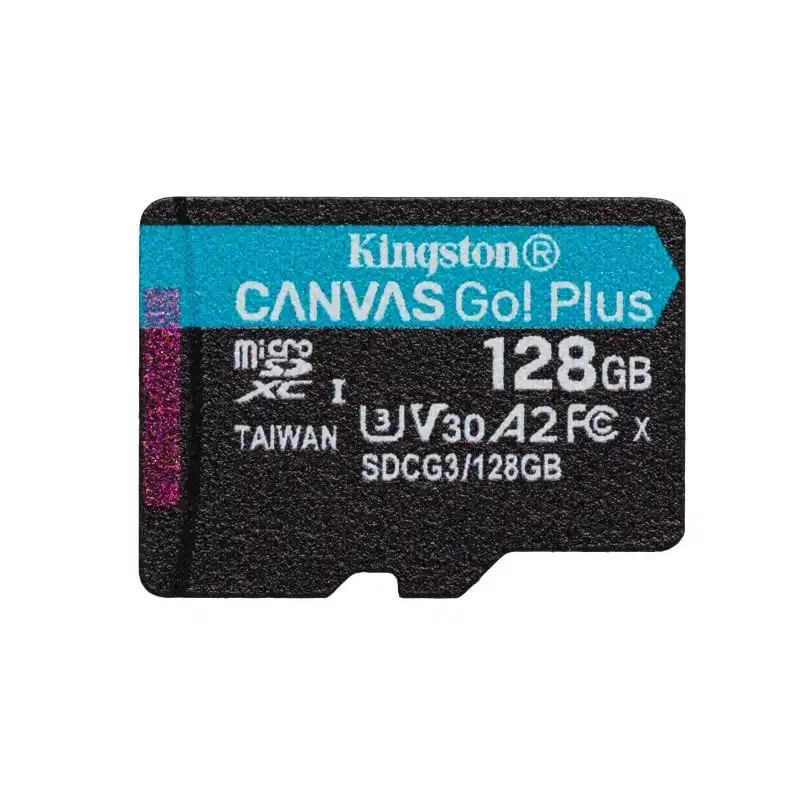 Kingston Canvas Go Plus MicroSDXC 128GB UHS-I U3 V30 Clase 10