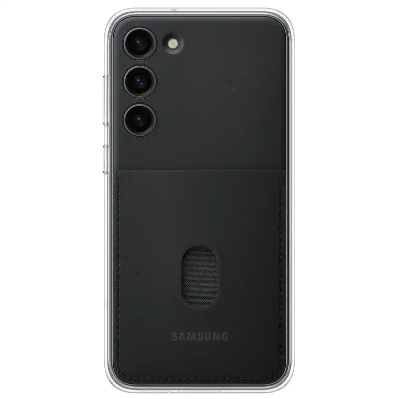 Samsung Frame Case Funda Tarjetero Negro para Galaxy S23 Plus
