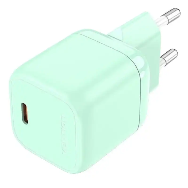 Vention FAKG0-EU Cargador de Pared PD USB-C 30W Verde