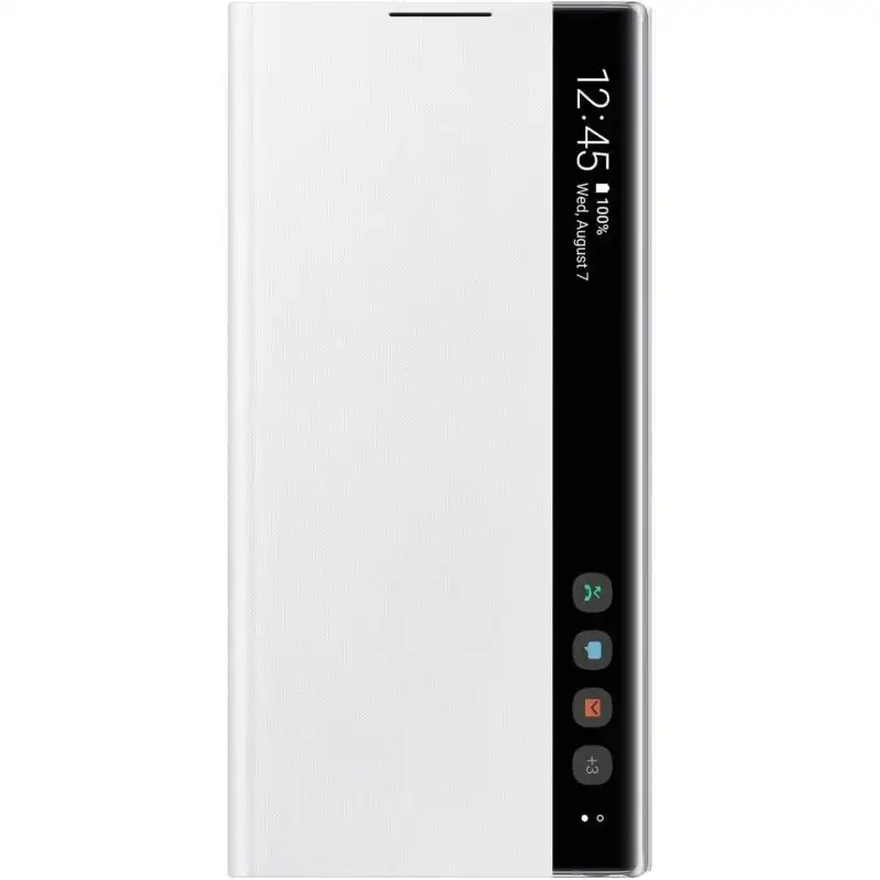Samsung Clear View Cover para Galaxy Note 10 Blanca