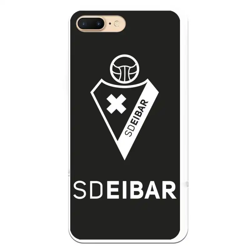 Funda Licencia Oficial SD Eibar Escudo Fondo Negro para iPhone 7 Plus
