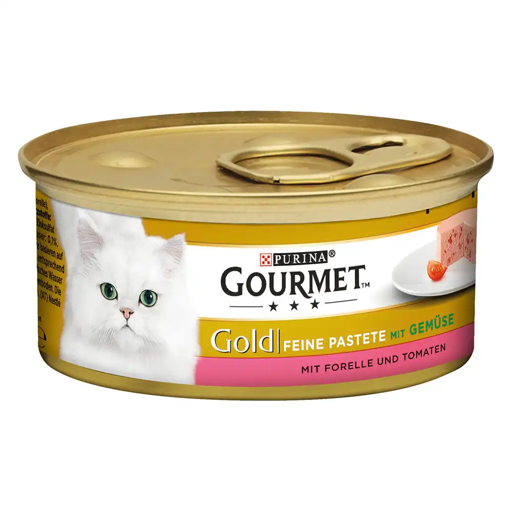 Gourmet Gold Mousse 12 x 85 g - Trucha con tomate