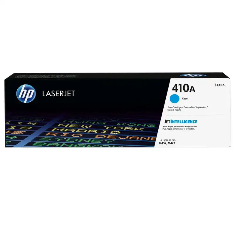 HP 410A Tóner Original Laserjet Cian