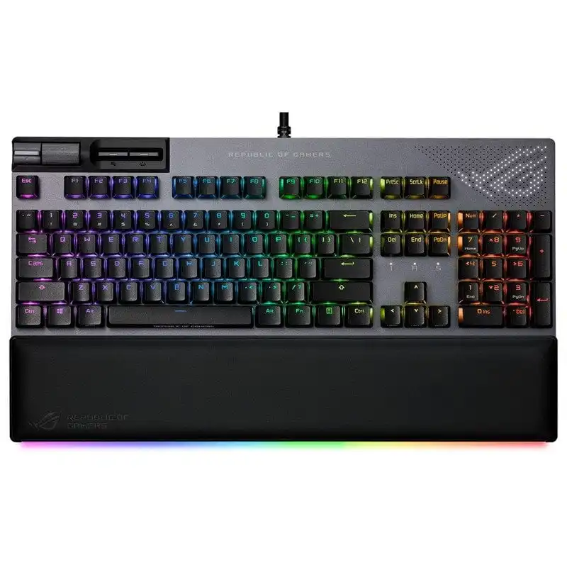 ASUS ROG Strix Flare II Animate Teclado Mecánico Gaming RGB Switches ROG NX Red QWERTY Español Negro