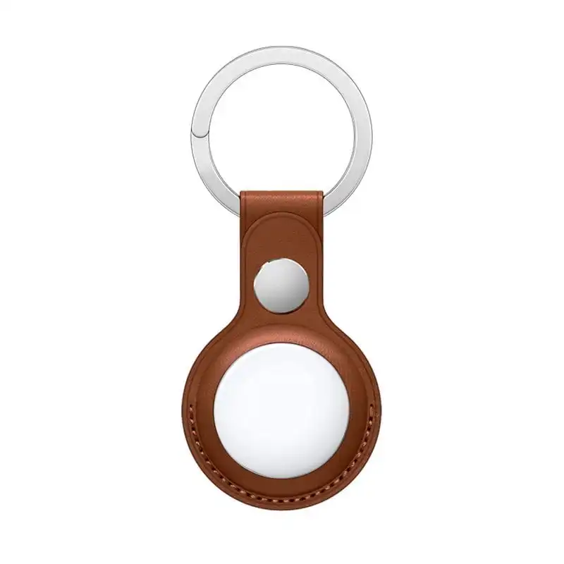Cool Llavero Polipiel Marrón Compatible con AirTag