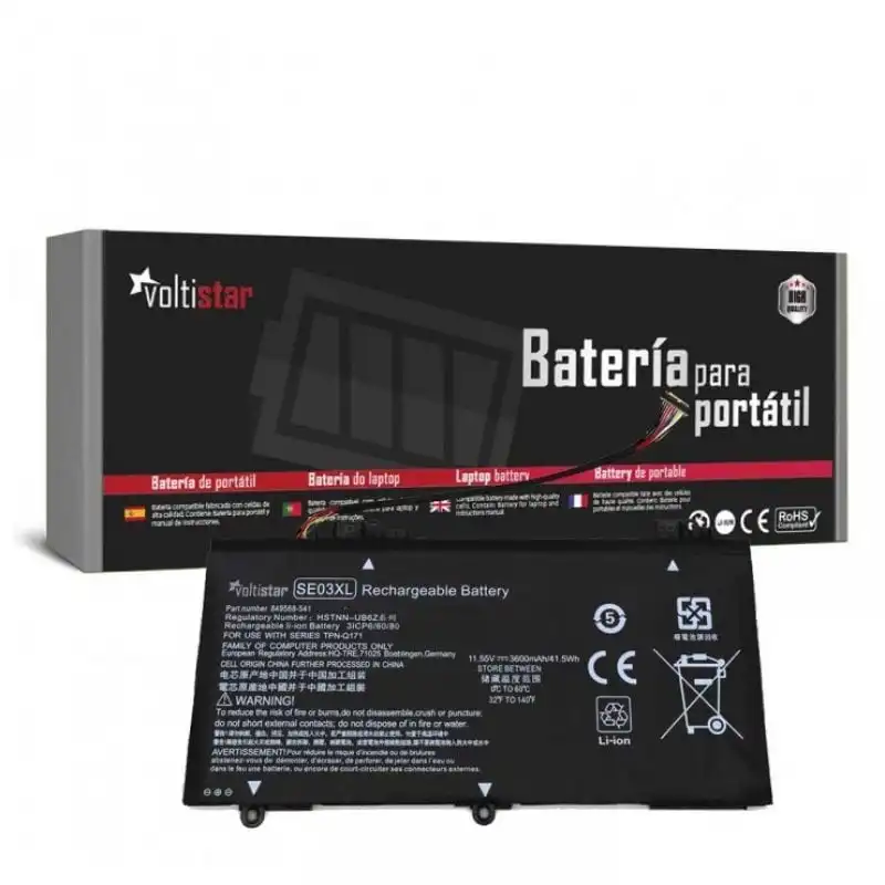 Voltistar Batería para Portátil HP Pavilion 14 SE03XL HSTNN-LB7G 849568-421 849908-850