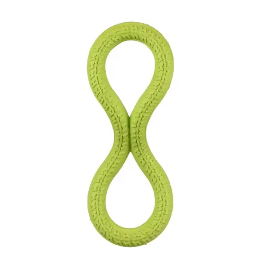 Flamingo Aiko de Goma Verde para perros