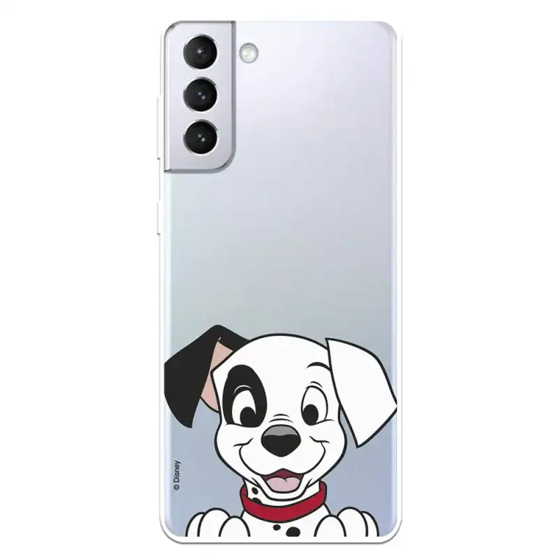 Funda Oficial de Disney Cachorro Sonrisa 101 Dálmatas para Samsung Galaxy S21 Plus