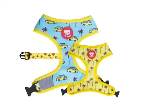Dukier California Arnés Reversible Estampado Playero para perros