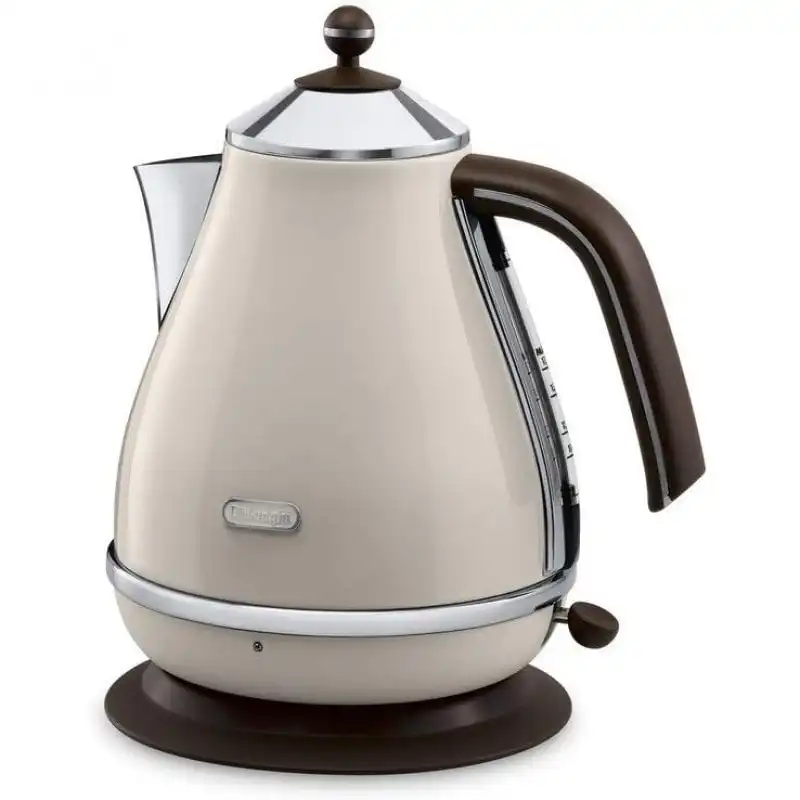 DeLonghi KBOV 2001.BG Icona Vintage Tetera Eléctrica 2000W Beige