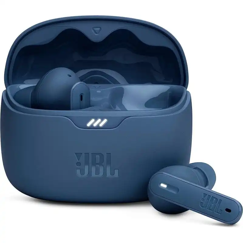 JBL Tune Beam Auriculares Inalámbricos Cancelación de Ruido Activa con Smart Ambient Azules