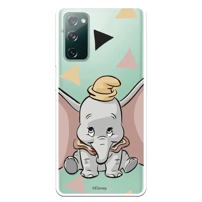 Funda Oficial de Disney Dumbo Silueta Transparente para Samsung Galaxy S20 FE