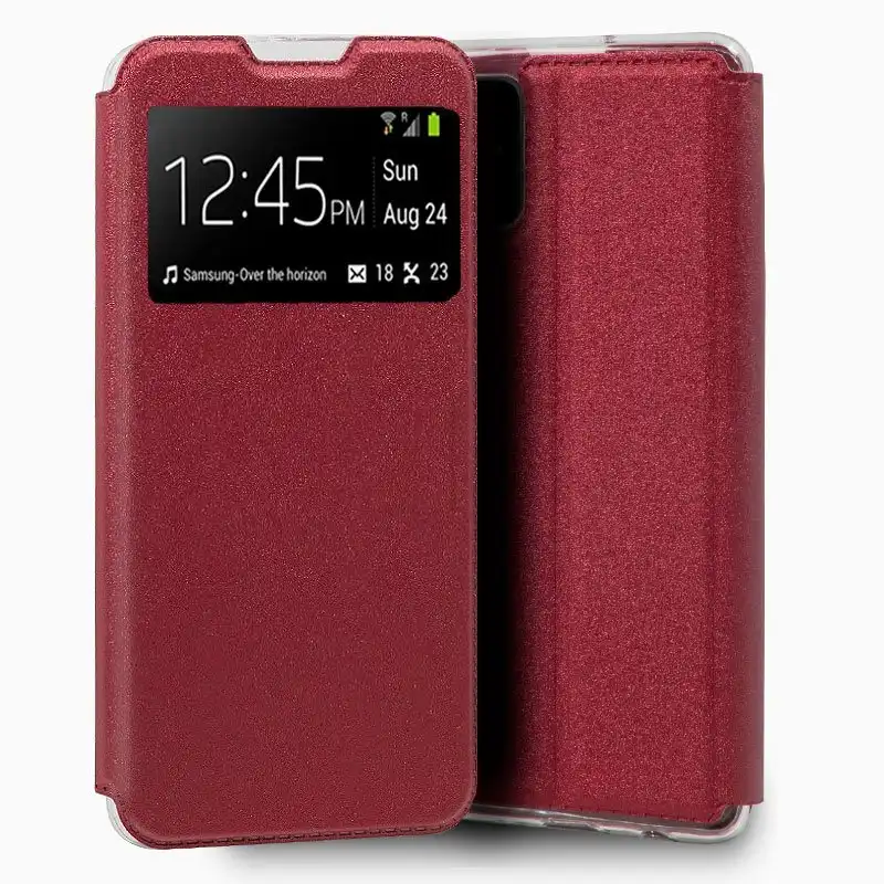 Cool Funda Flip Cover Liso Rojo para Samsung Galaxy A51 5G A516