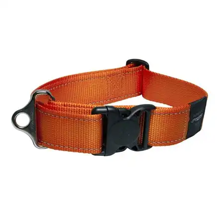 Rogz Collar Landing Strip XXL Naranja