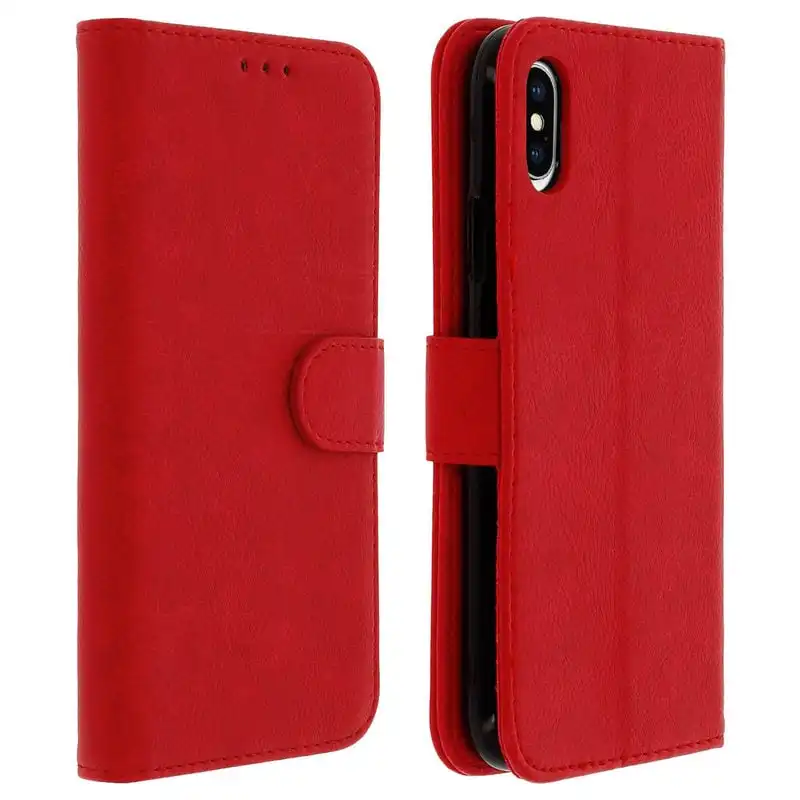 Avizar Funda Libro Roja para iPhone XS Max