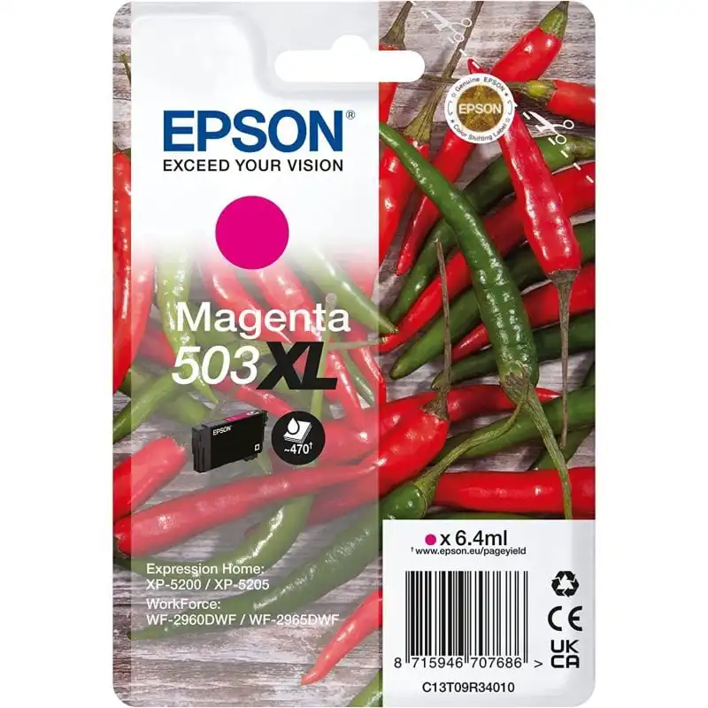 Cartucho de Tinta Original Epson 503XL Magenta